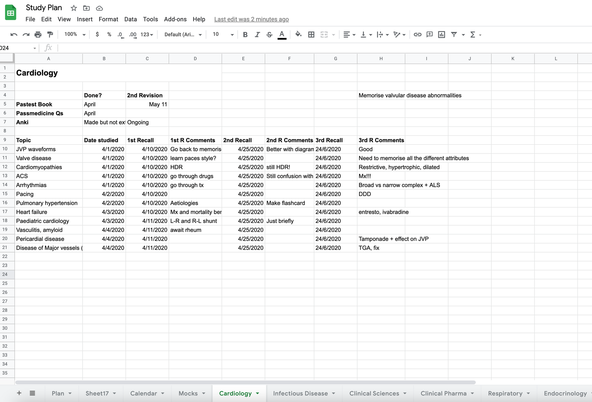 How I ranked top 10% in MRCP Part 1: Preparation and Planning